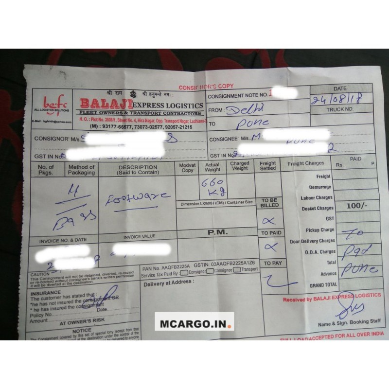 Balaji Express Logistics