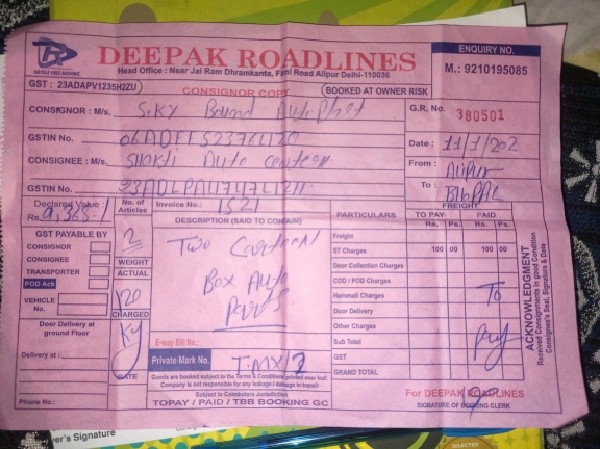 Deepak Road Lines- DRL