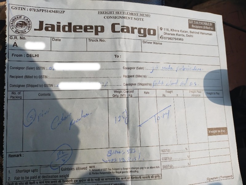 Jaideep Cargo