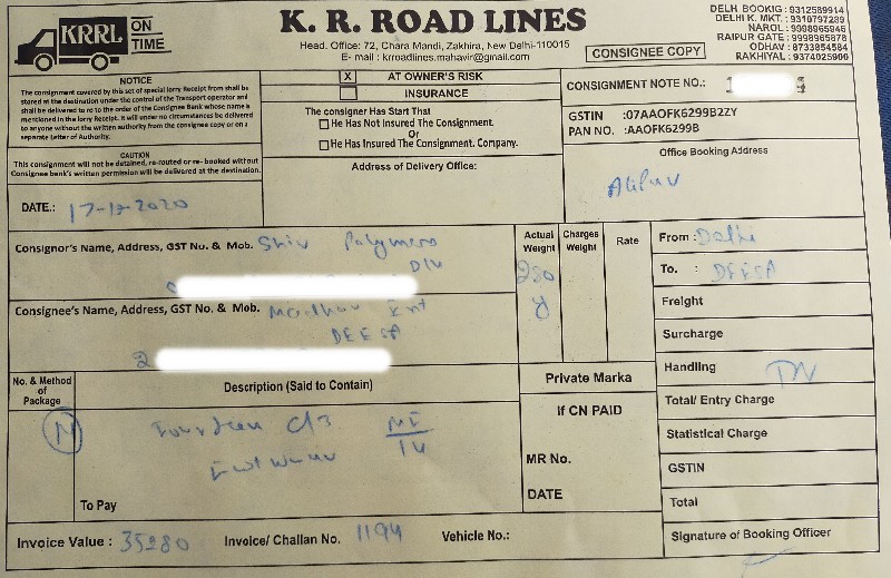 KR Roadlines