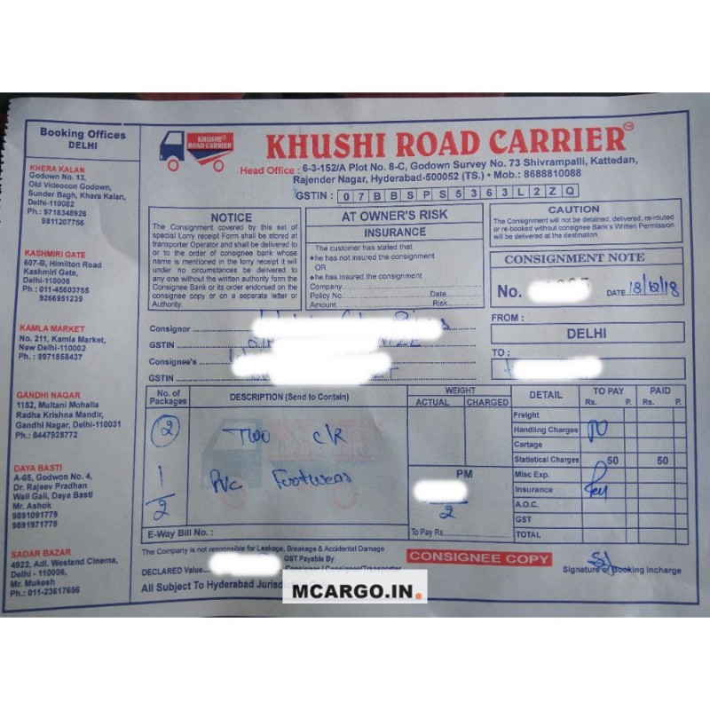Khushi Road Carrier - KRC