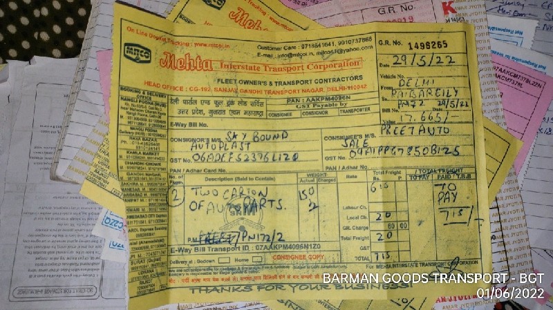 Mehta Transport Corporation of India