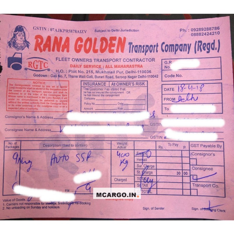 Rana Golden Transport Company - RGTC