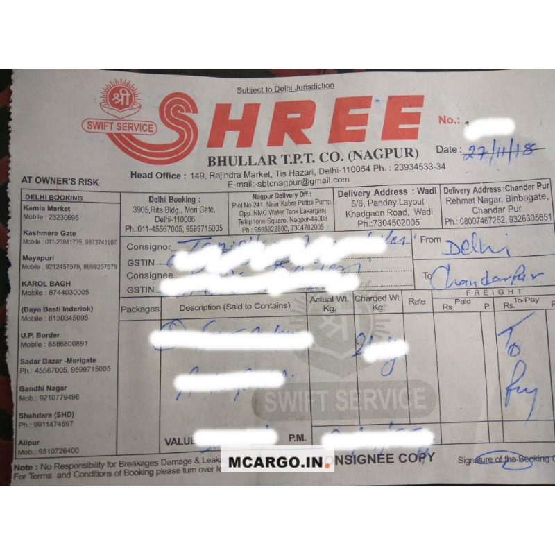 Shree Bhullar Tpt Co (Nagpur)