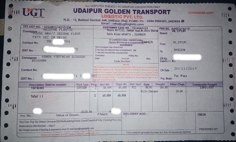Udaipur Golden Transport Company