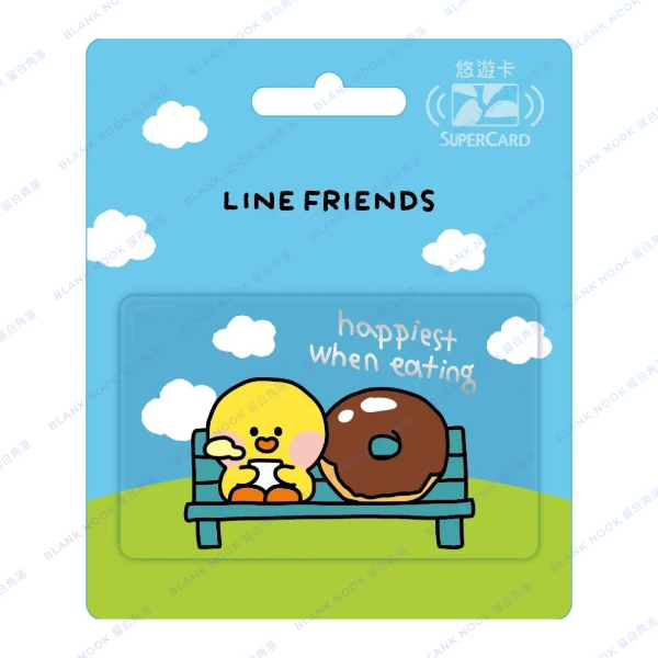 LINE FRIENDS minini Selini 的甜點時光 透明 - SUPERCARD