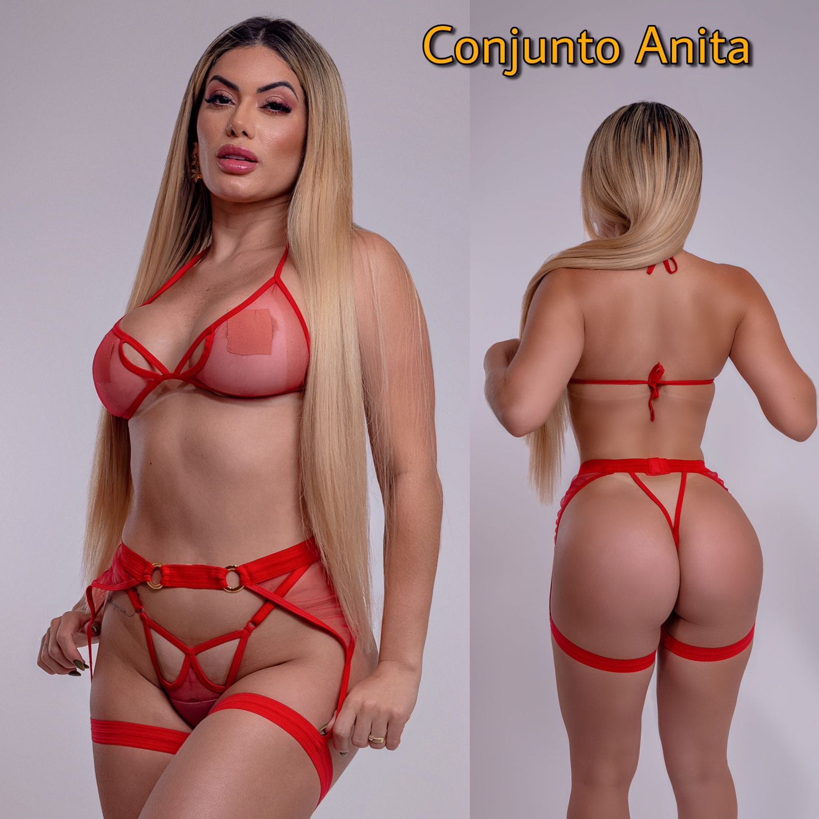 Conjunto Anita Vermelha U
