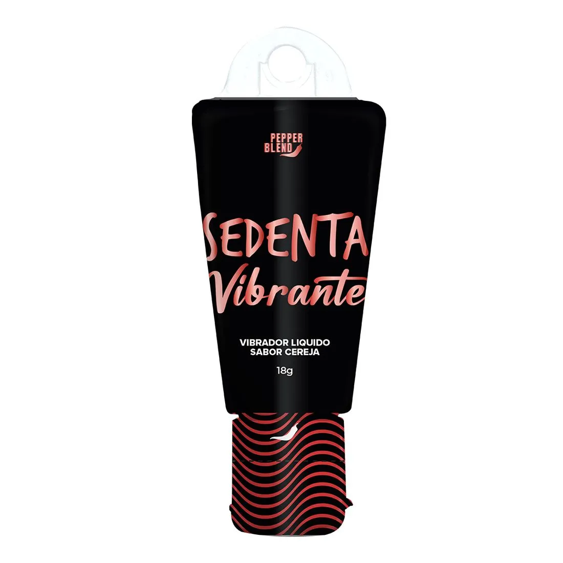 Sedenta Vibrante Vibrador Liquido Comestivel 18g Cereja