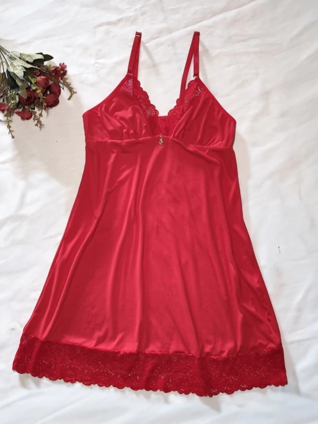 CAMISOLA LAURA VERMELHA TAM P