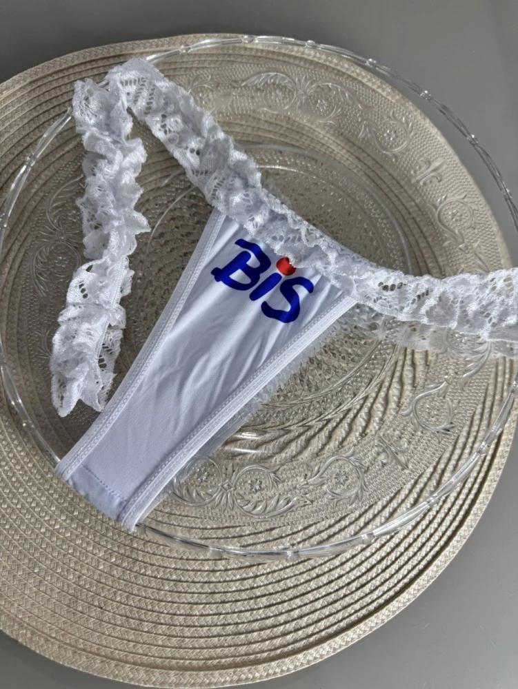 CALCINHA ACHOCOLATADO COM PERSEX AZUL TAM U