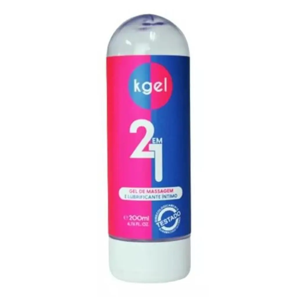 K Gel 2 Em 1 Lubrificante Intimo Neutro E Oleo Para Massagem 200ml