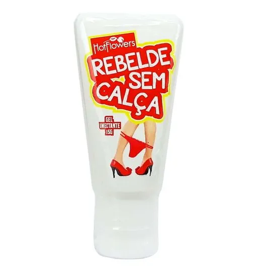 Rebelde Sem Calça Gel Anal 15g Hot Flowers