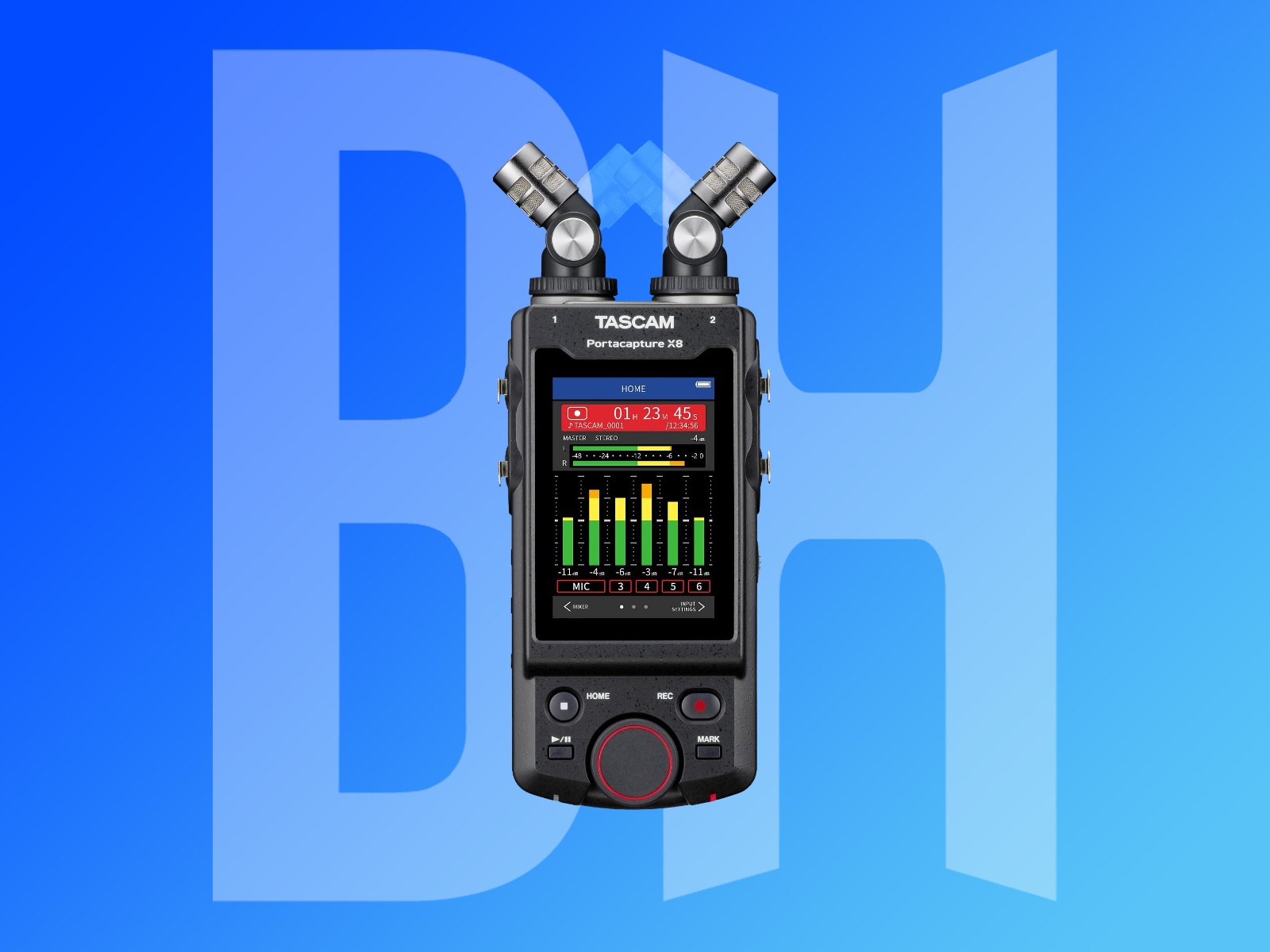 Tascam Portacapture X8 32-bit Float Handheld Audio Recorder