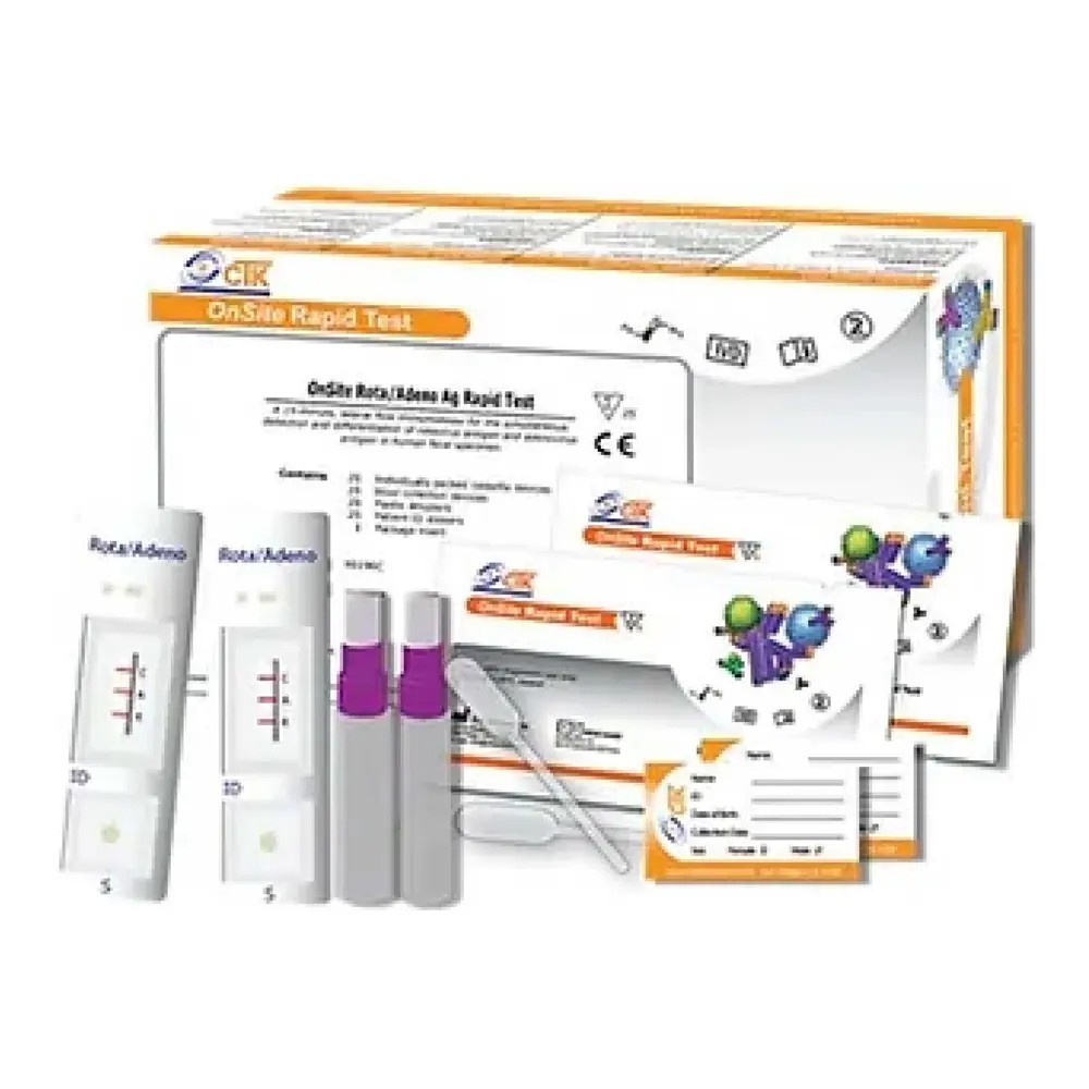 Rotavirus/Adenovirus X 25 Test Rapid Test Cassette - CTKBIOTECH | Stock: 9 - SAP:085010038