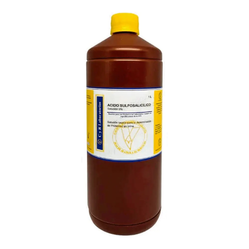 Acido Sulfosalicilico 3% (Proteinas En Orina ) X 500ML - CYR | Stock: 0 - SAP: 141010047