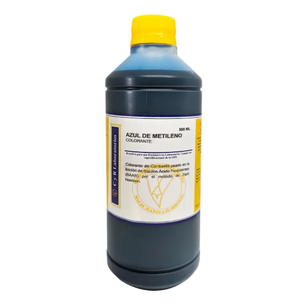 Azul Metileno X 500ML (Coloración De Ziehl Neelsen) - CYR | Stock: 0 - SAP: 141010054