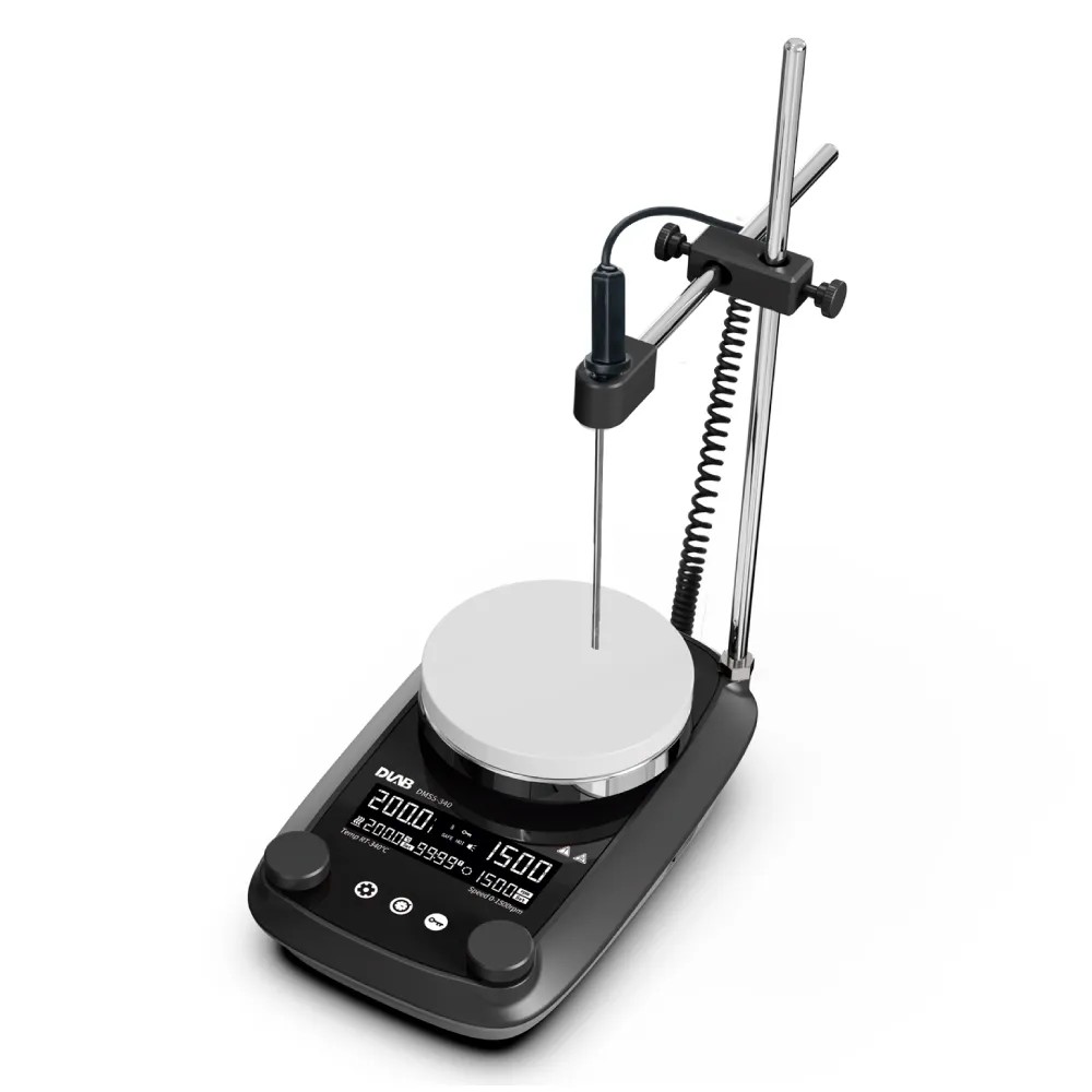 Agitador Magnético C/Calentador Digital T/Max.340°CRpm50-1500+Sensor+soport C/Max20LModelo:DMS7-340M - DLAB. | Stock: 1 - SAP: 153020125