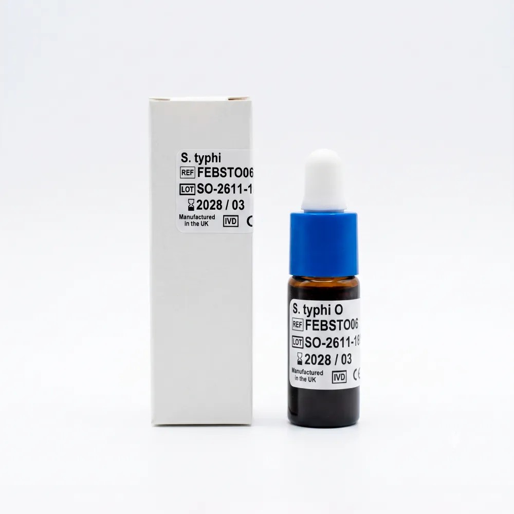 Tífico O x 5 ml (Antígenos Febriles) (2a8ºC) - FORTRESS | Stock: 0 - SAP: 182010005