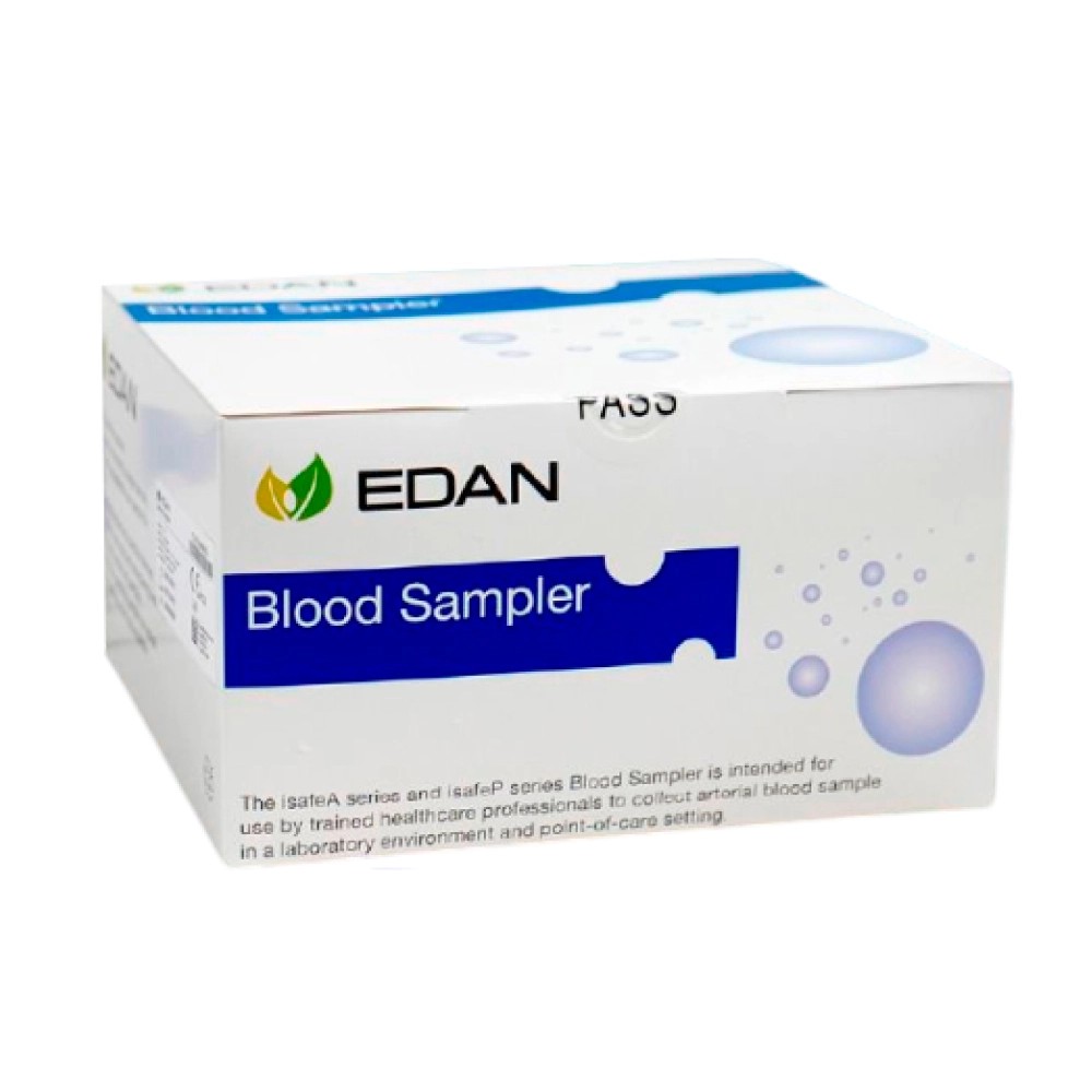 Jeringas  De Gases Arteriales 3ML Con Aguja 23G X 1″ Caja X 50 Unidades Modelo: IsafeA-3N - EDAN | Stock: 100 - SAP: 194030001