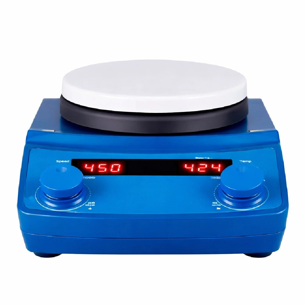 Agitador Magnético Con Calentador Digital 50°C A 320°C P/Led  Rpm 50-1500 – Modelo:MI0102002 - KYNTEL | Stock: 10 - SAP: 197030003