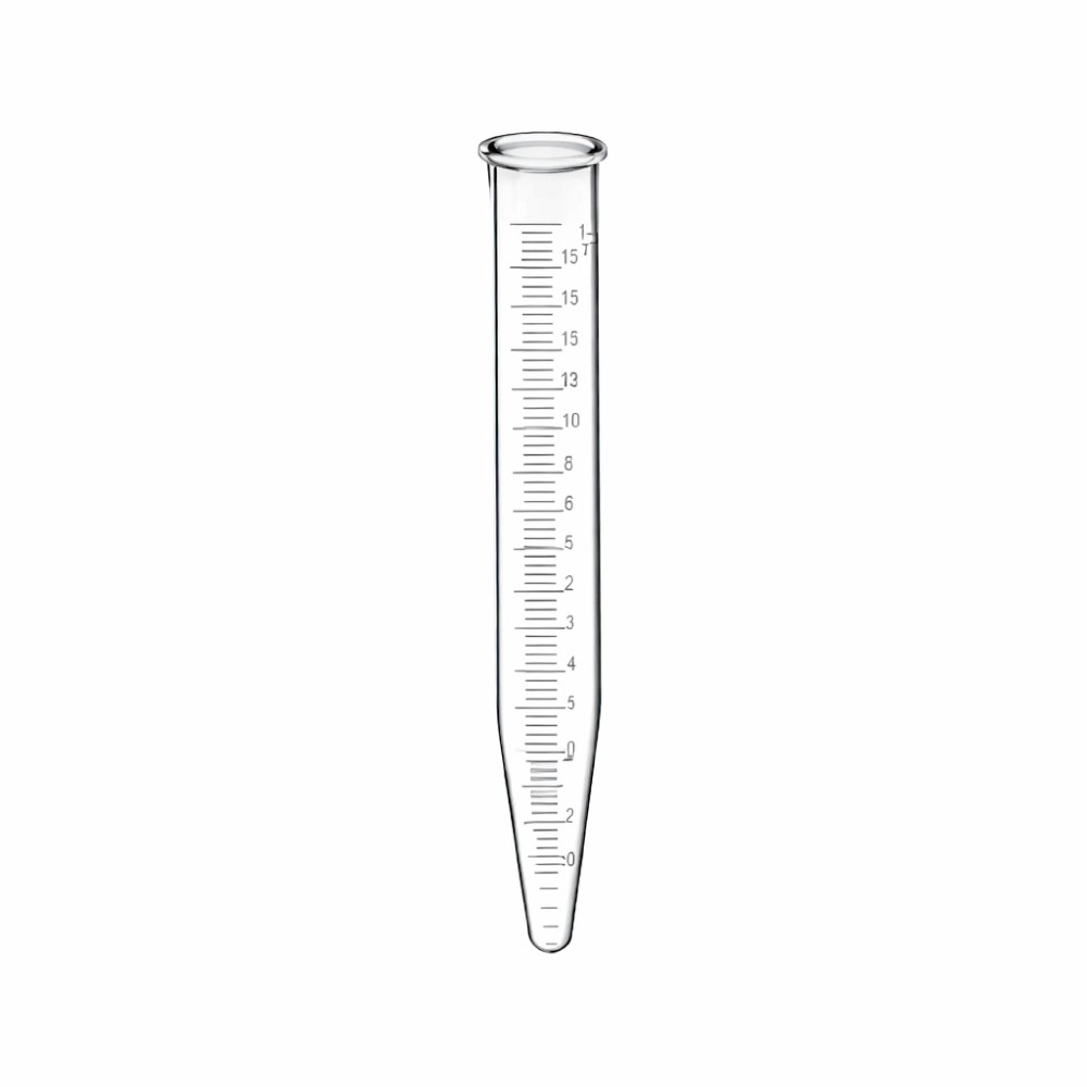 Tubo Conico 15ML Vidrio Graduado Boro 3.3 - CHINA | Stock: 100 - SAP: 204020103