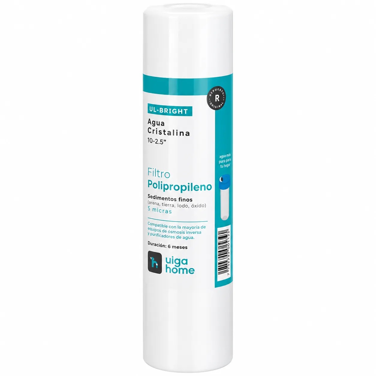 Filtro de Sedimentacion Vigahome 5 Micras 10 X 2.75 - CHINA | Stock: 100 - SAP: 204020370