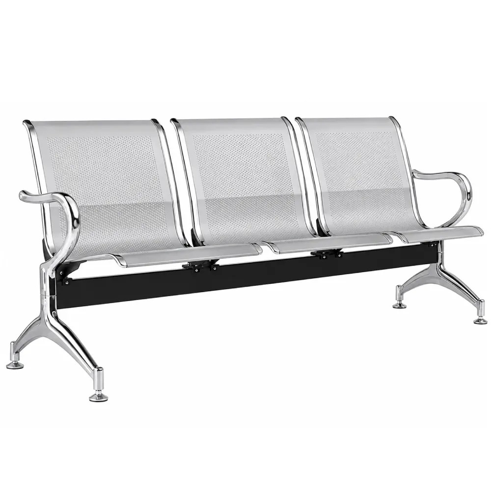 Tándem de 3 Cuerpos con Asientos Cromados y Estructura Cromada - CHINA | Stock: 10 - SAP: 204020489