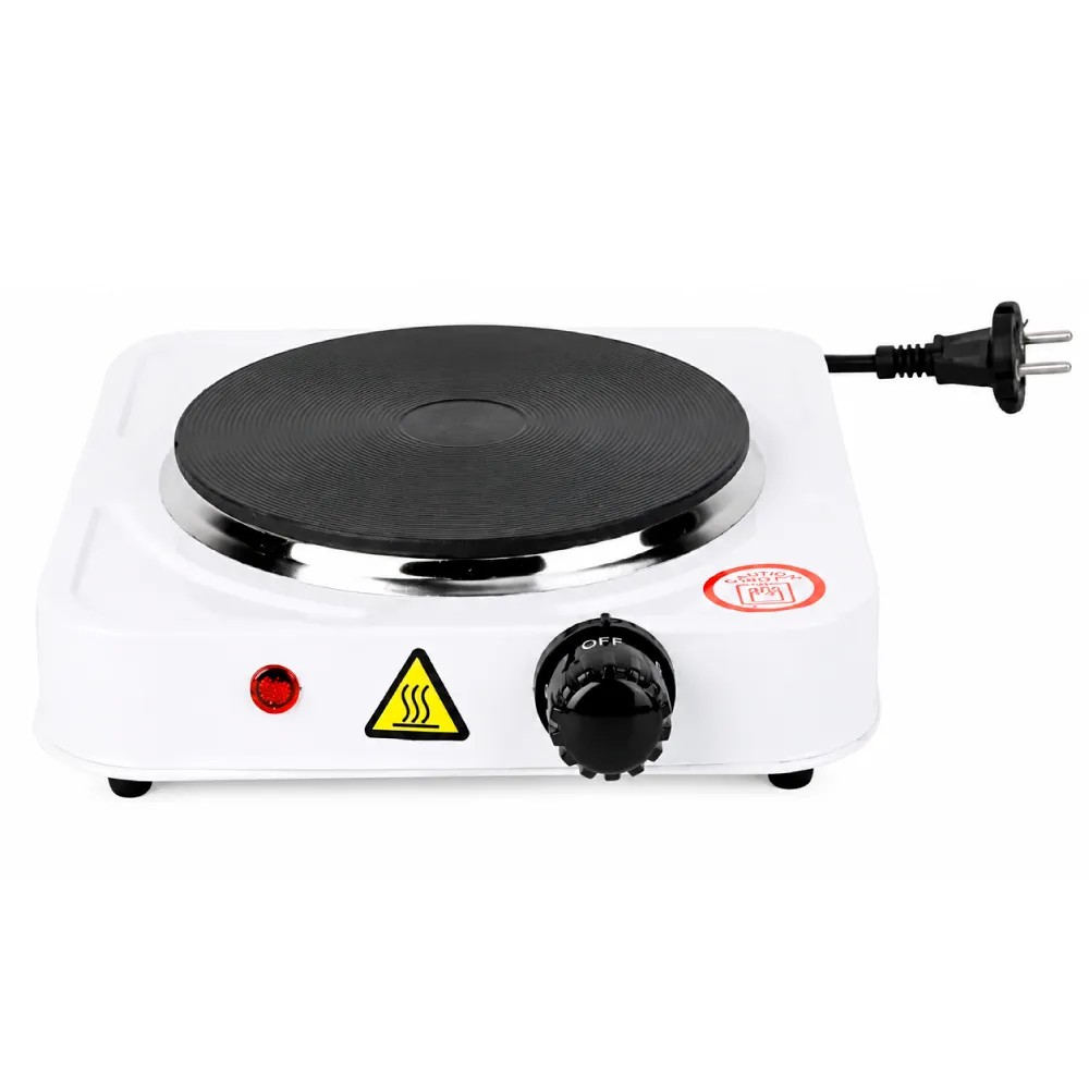Cocina Electrica Elegante de 1 Hornilla Blanco Portatil Elegante - CHINA | Stock: 100 - SAP: 204020500