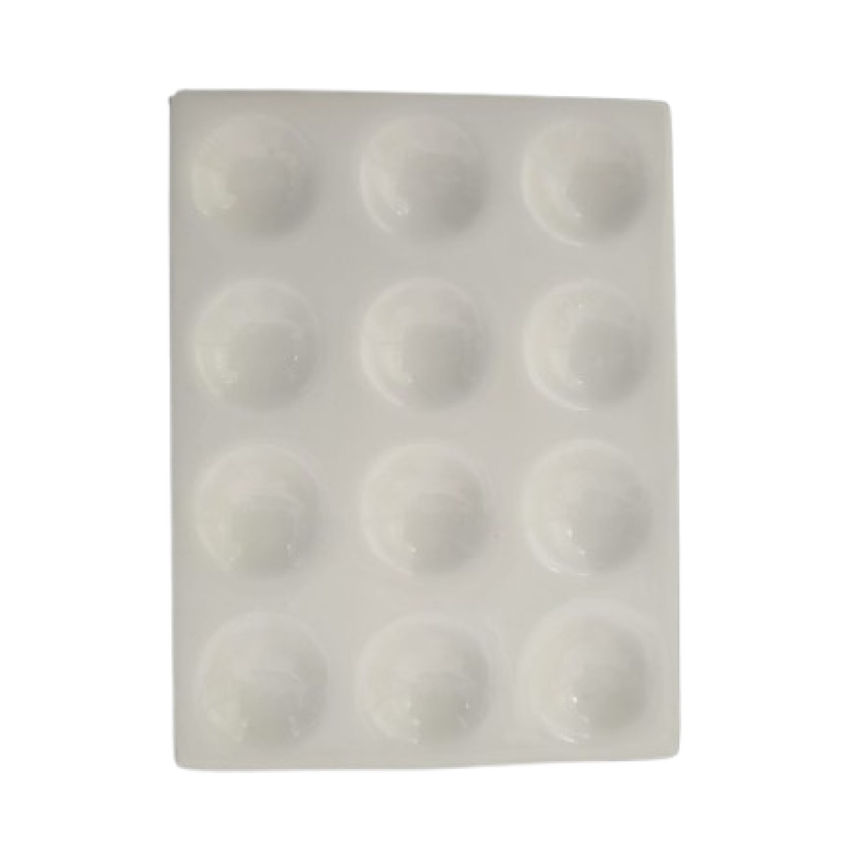 Placa Excavada de Porcelana X 12 Hoyos - CHINA | Stock: 1000 - SAP: 204030073