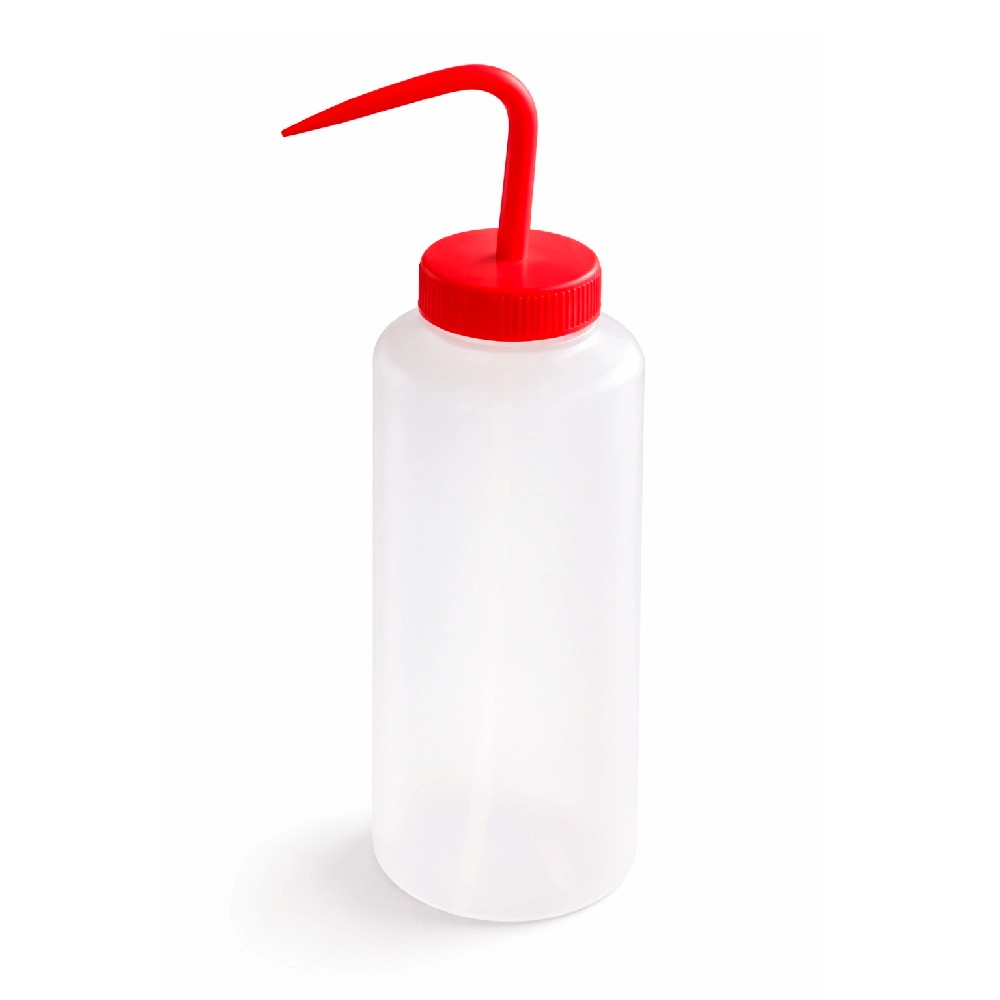 Piseta 500ML Plástico Tapa Roja Boca Ancha - CHINA | Stock: 100 - SAP: 204030093