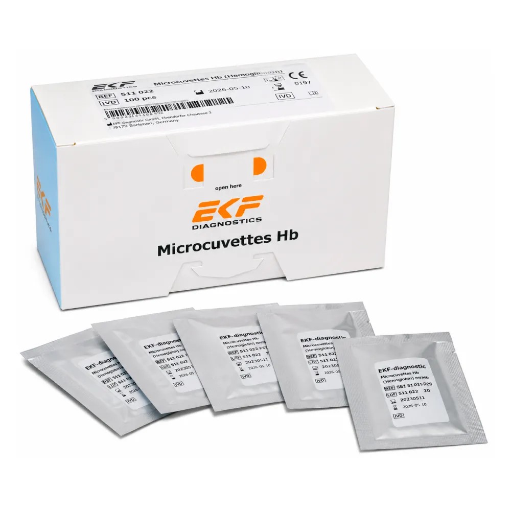 Hemoglobinómetro Cubeta de Control Hemocontrol Cja x 50 Unds (E/individual) Ref:300-3031-0278-EKF - EKF | Stock: 50 - SAP: 227010001