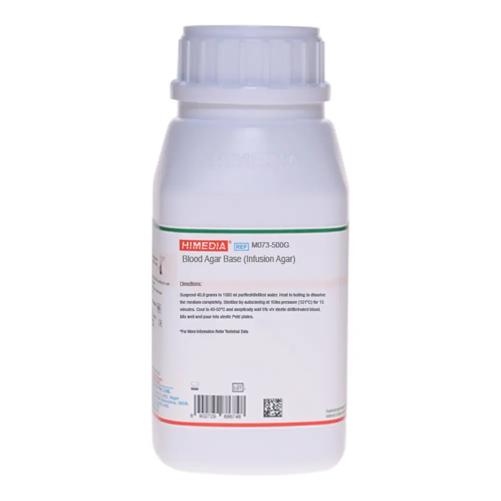 Blood Agar Base (Infusion Agar) X 500G – Código: M073 - HIMEDIA | Stock: 0 - SAP: 230010006