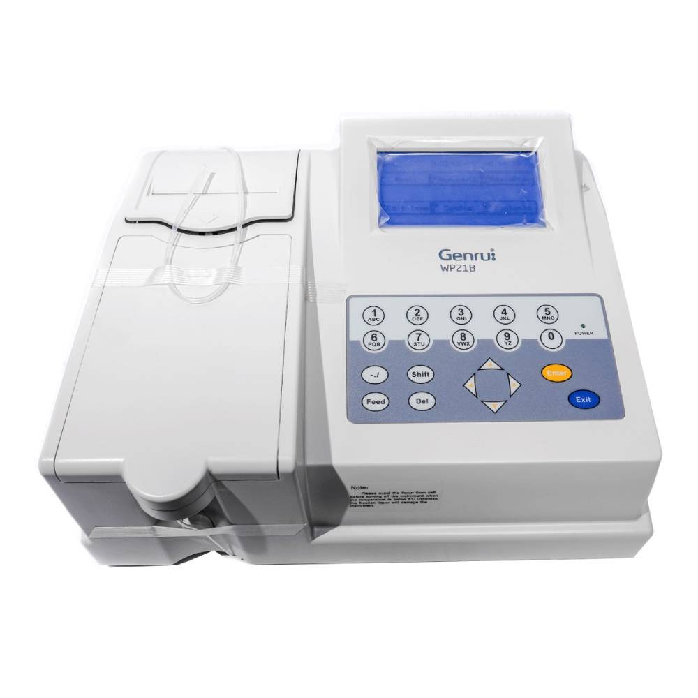 Fotómetro Semiautomatizado Para Bioquímica Veterinaria Modelo Gt21B VET - GENRUI | Stock: 0 - SAP:247020001