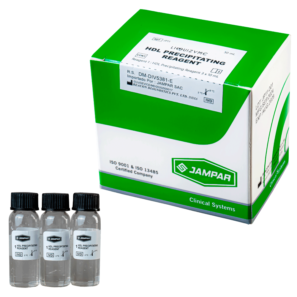HDL Colesterol Precipitante X 100 Test (3X10Ml) - JAMPAR | Stock: 11 - SAP: 261010011