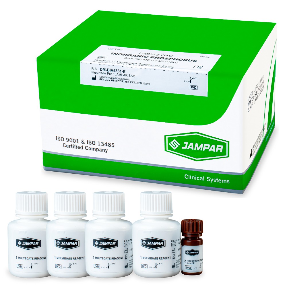Fósforo UV X 100Ml (2X50Ml + Estándar 1X3Ml) - JAMPAR | Stock: 0 - SAP: 261010021