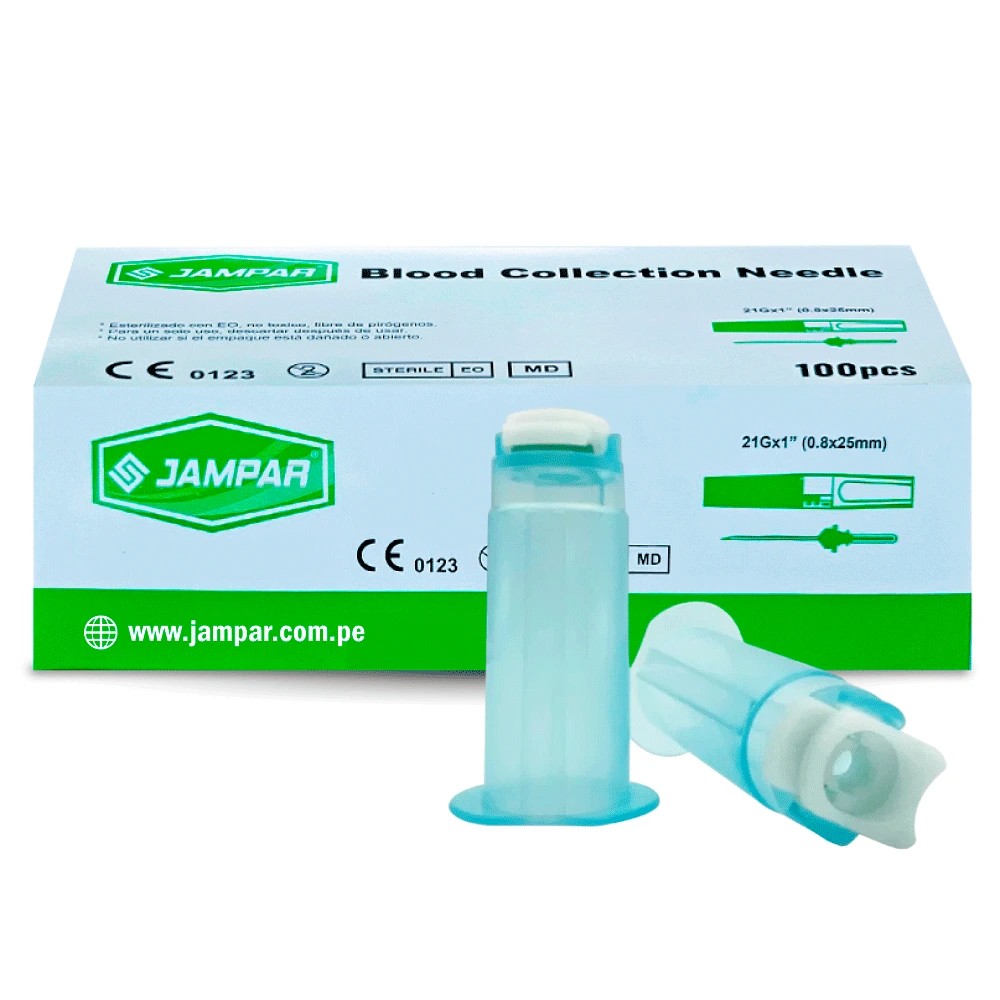 20 Cja Aguja P' Extraccion Al Vacio 21Gx1" + 02 Holder Pronto Con Boton Expulsador | Vcto. 31/10/29 - COMBO | Stock: 100 - Vto. 31/10/29 - SAP: 323030001