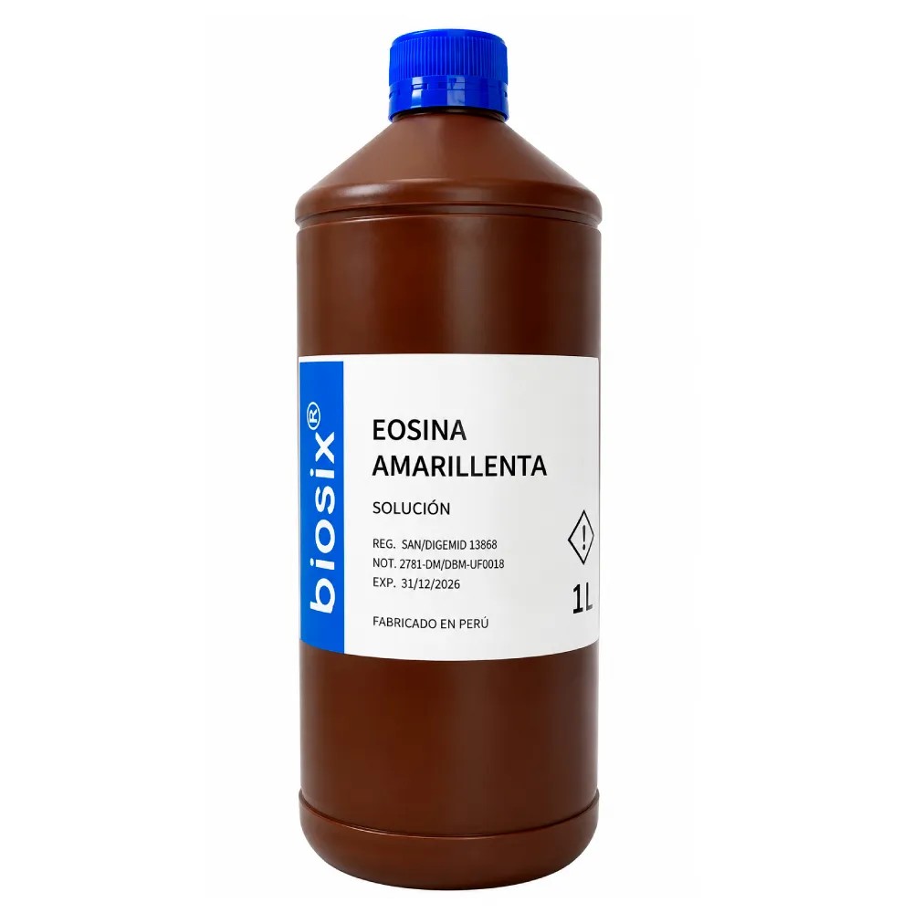 Eosina Amarillenta Solucion x 1 Litro - NACIONAL | Stock: 100 - SAP: 266010183