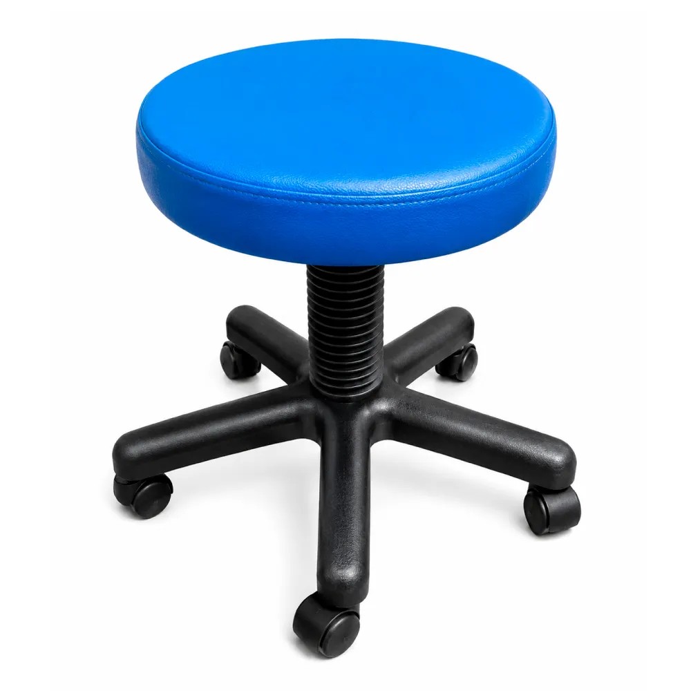 Taburete Giratorio PVC Rodable - NACIONAL | Stock: 100 - SAP: 266020225