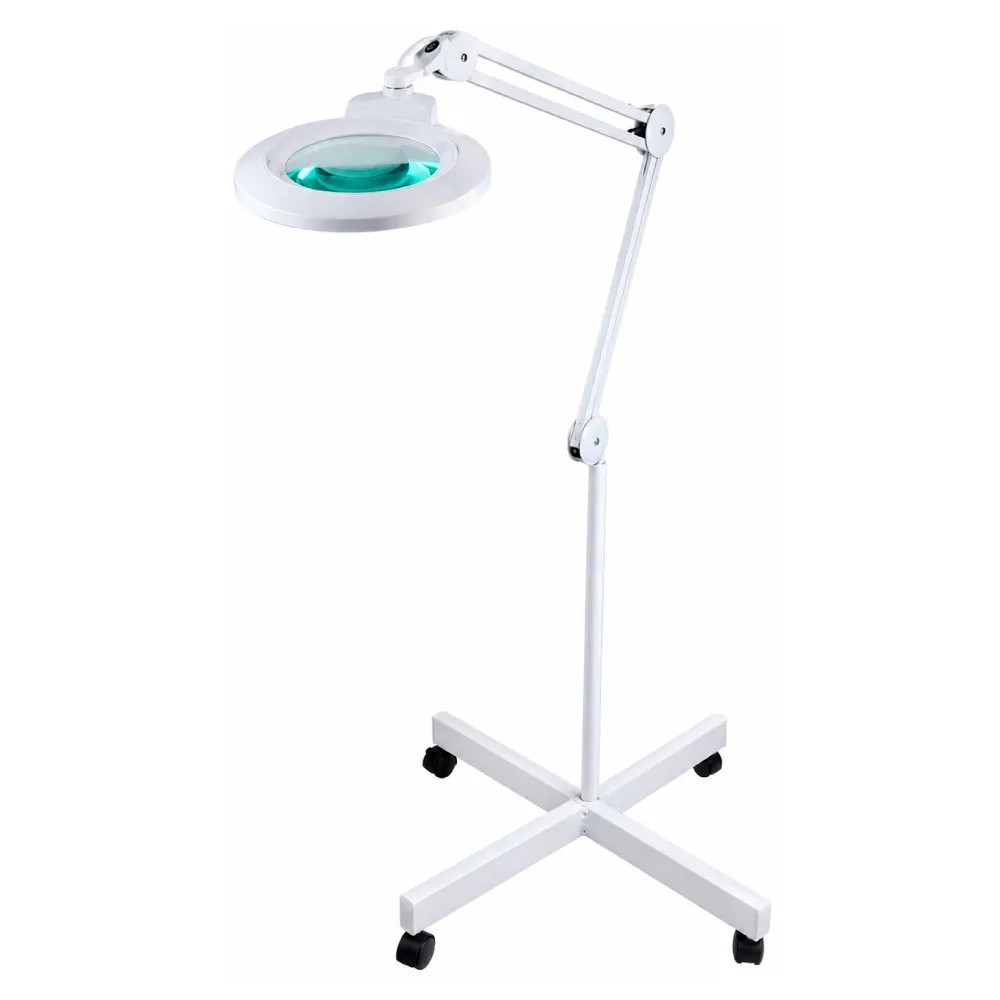 Lámpara de Pie Articulada con Lupa e Iluminación Integrada Articulable - NACIONAL | Stock: 20 - SAP: 266020268