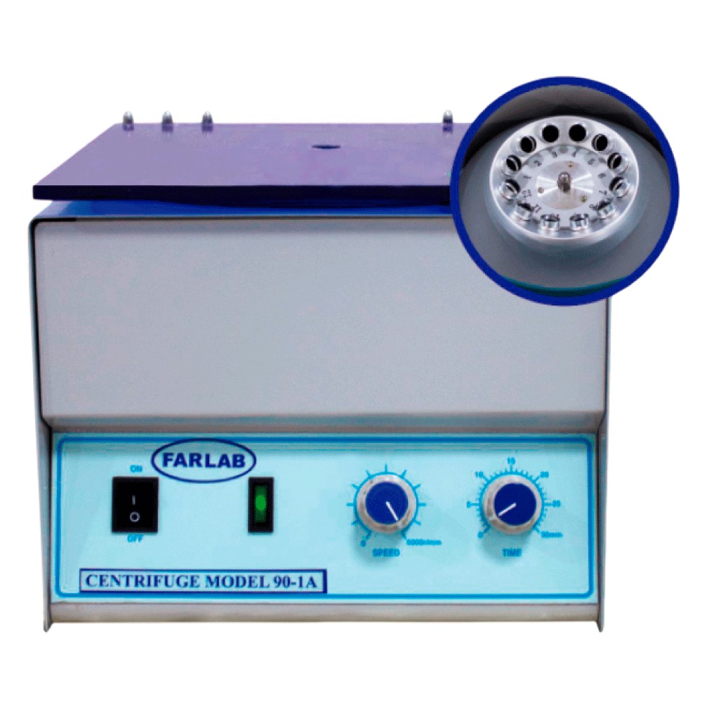 Centrifuga 12 Tubos X 15ML Clínica Analógica Rpm 500-5000 - Modelo: 90-1A - FARLAB | Stock: 1 - SAP: 279040005