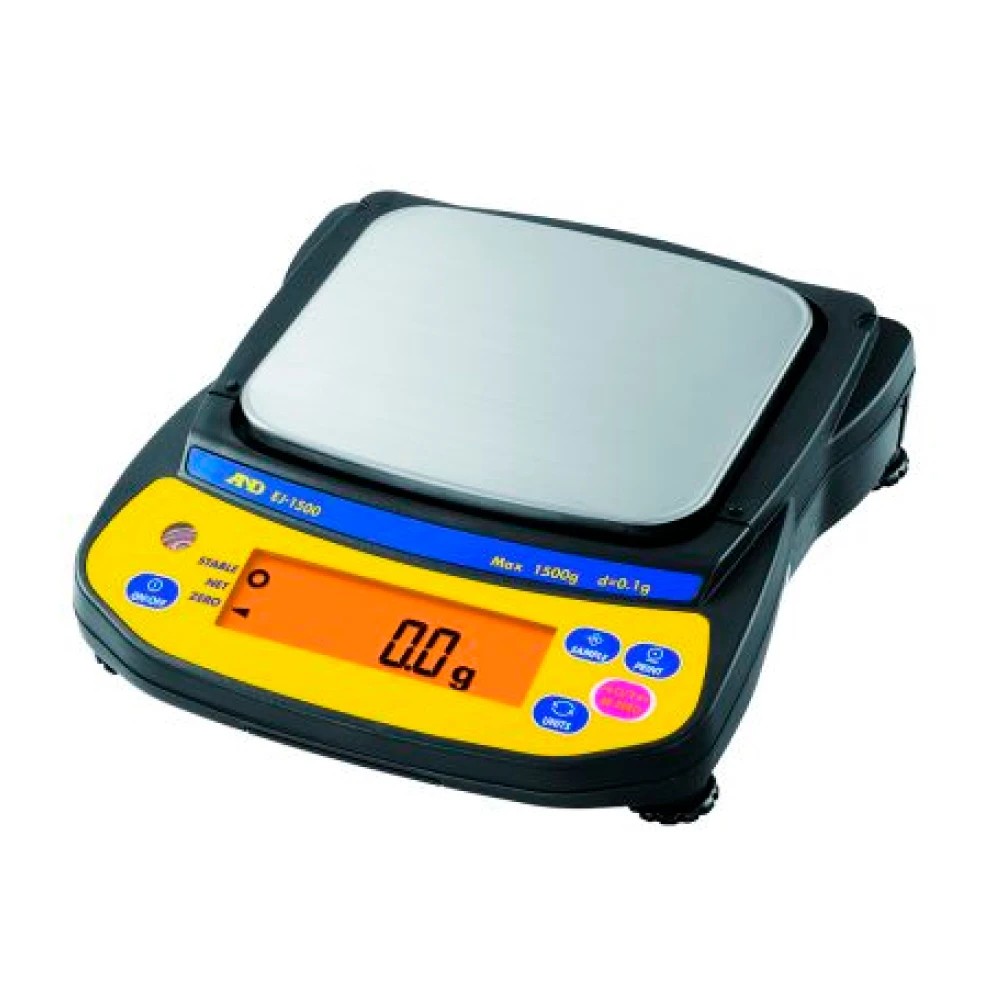 Balanza Electrónica 0.1G A 1500G (Tamaño Del Platillo 127X140MM) - Modelo: EJ-1500 - AND | Stock: 0 - SAP: 327020003