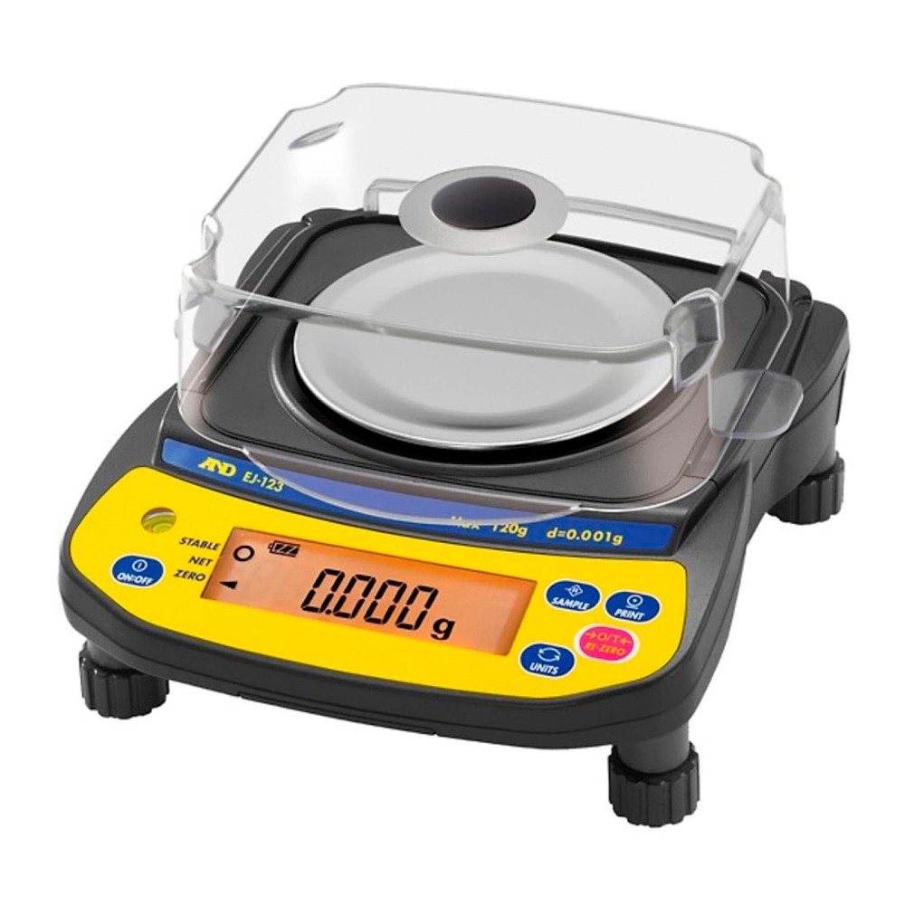 Balanza Electrónica 0.001G A 120G (Tamaño Del Platillo 110MM) - Modelo: EJ-123 - AND | Stock: 0 - SAP: 327020014