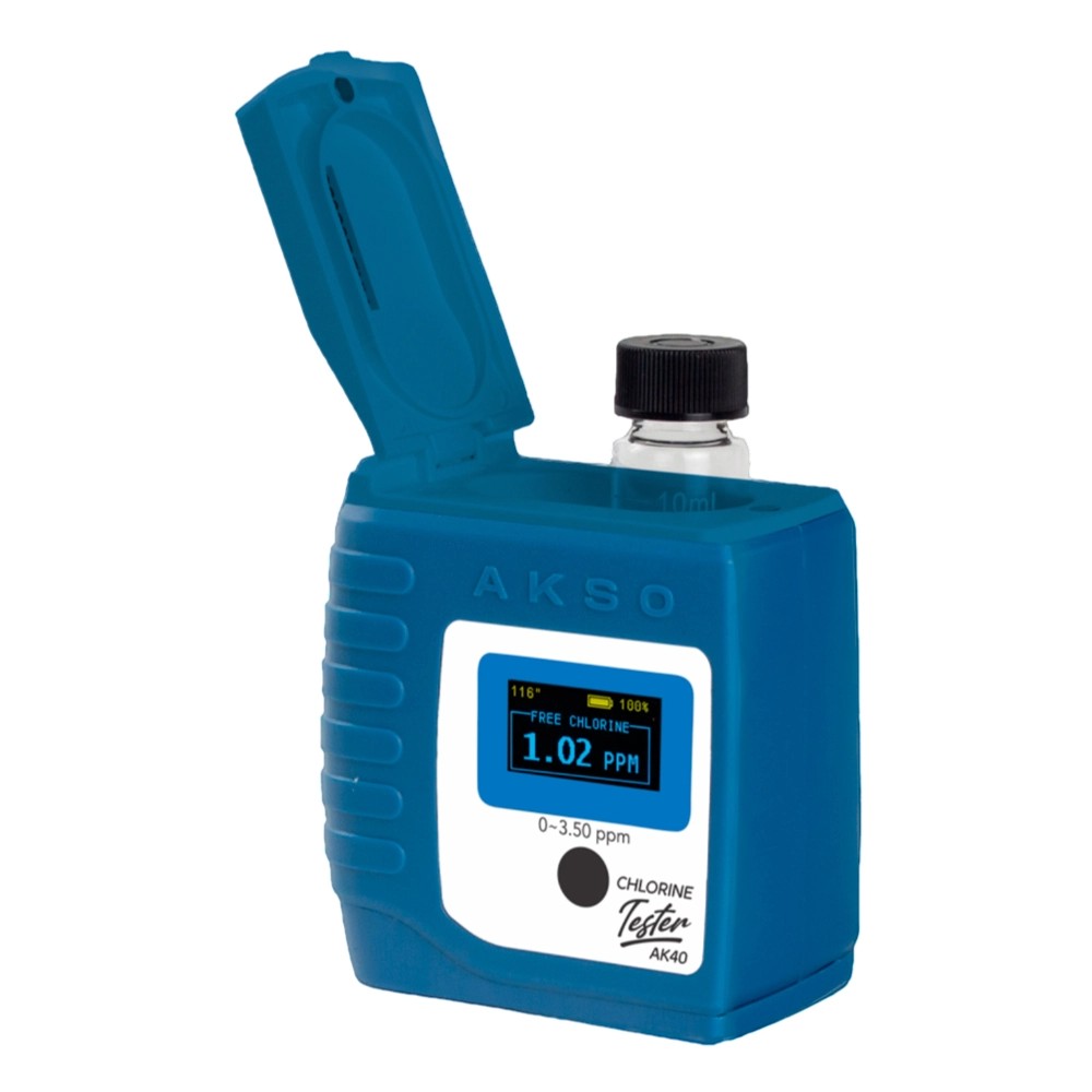 Medidor Cloro en Agua en un Rango 0.00 a 3.50 ppm Longitud de onda 525nm - Modelo: AK40 - AKSO | Stock: 100 - SAP: 333020002