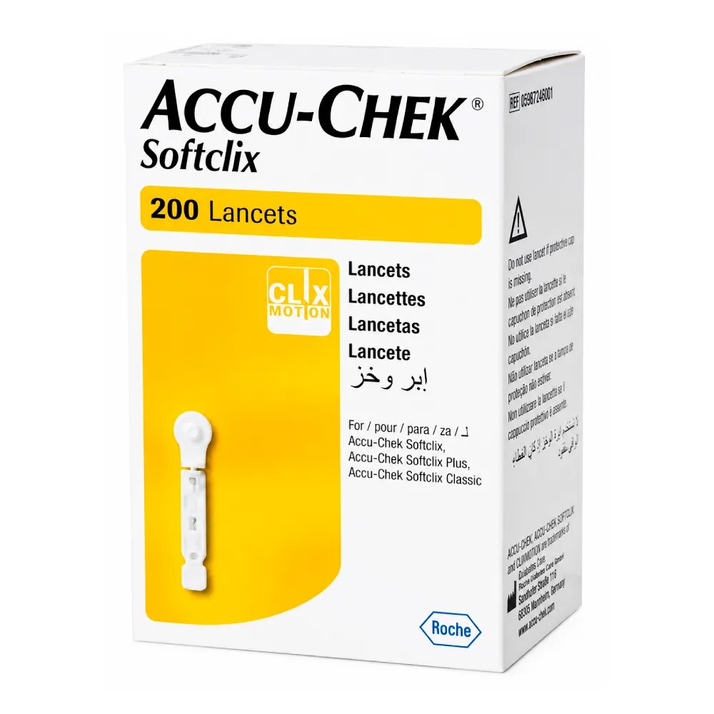 Lanceta Esteril 28g Caja x 200 Unds - Modelo: Softcxli - ACCU-CHEK | Stock: 100 - SAP: 379030003