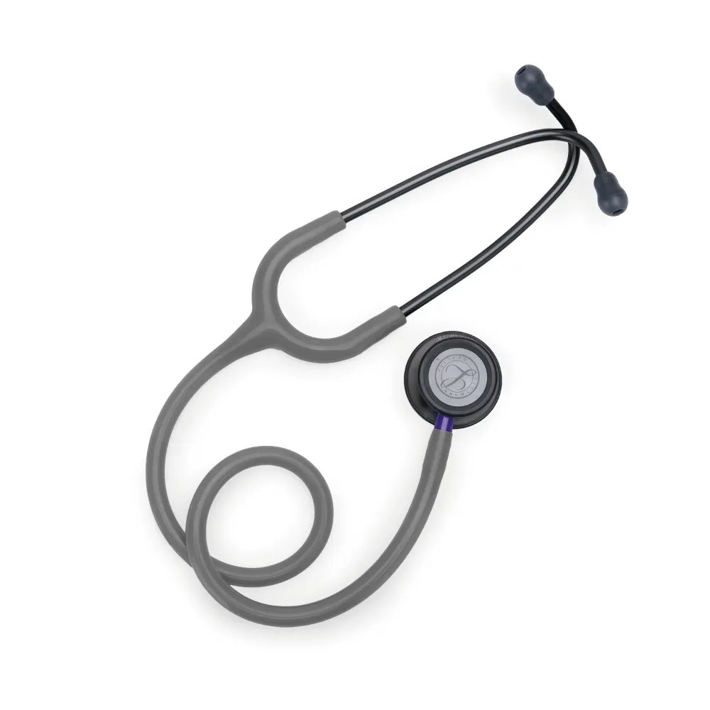 Estetoscopio LITTMANN CLASSIC III Gris Smoke Chestpiece Vástago Violeta 5873 - LITTMANN | Stock: 10 - SAP: 408020027