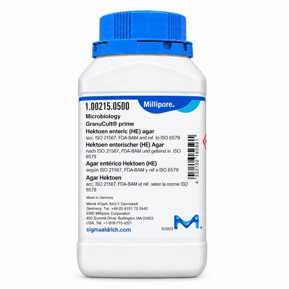 Agar Hektoen para Enterobacterias (HE) X 500g REF: 100215 - MERCK | Stock: 5 - SAP: 412010015