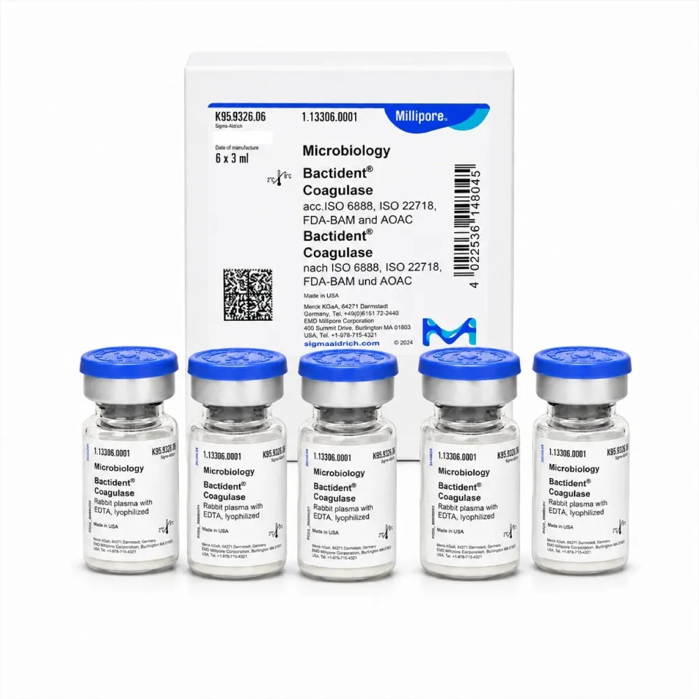 Coagulasa Bactident® x 6 Viales X 3 ml  REF: 113306 - MERCK | Stock: 5 - SAP: 412010033