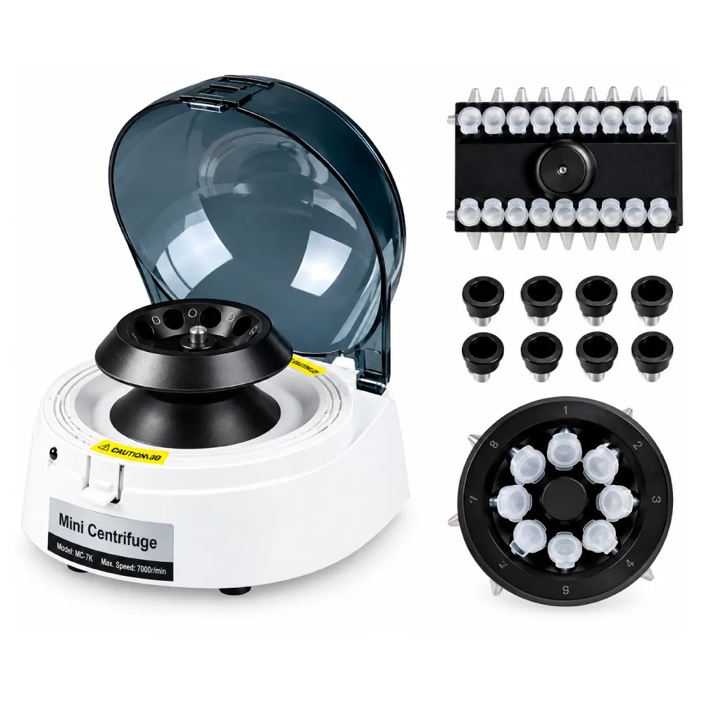 Microcentrífuga C/Rotor Angular 8X1.5/2ML C/Adaptador P/ 0.2/0.5ML+Rotor P/2 Tiras de 0.2ML-Modelo:M - TOPSCIEN | Stock: 2 - SAP: 436020002