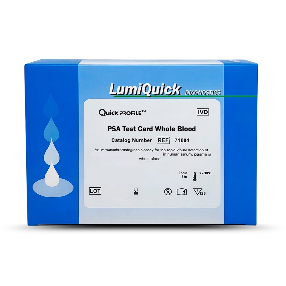 PSA X 25 Test Rapid Test Cassette - LUMIQUICK | Stock: 39 - SAP: 226020007