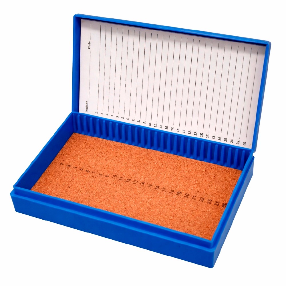 Caja Porta Lamina Color Azul Para 100 Láminas - PREMIERE | Stock: 210 - SAP: 215020002